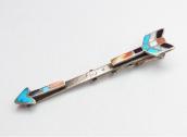 Walter Nahktewa Zuni Arrow Shape Tie Bar  c.1940