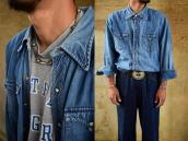 Vtg Stamped "Navajo Pearl" Silver Beaded Necklace  c.1950～