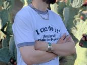 Vtg Stamped "Navajo Pearl" Silver Beaded Necklace  c.1950～