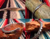 Joe H. Quintana Cochiti "Mojo" Silver Bracelet