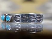 Antique Zuni 15 High Grade Turquoise Row Narrow Cuff c.1930～