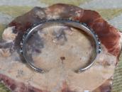 Antique Zuni 15 High Grade Turquoise Row Narrow Cuff c.1930～