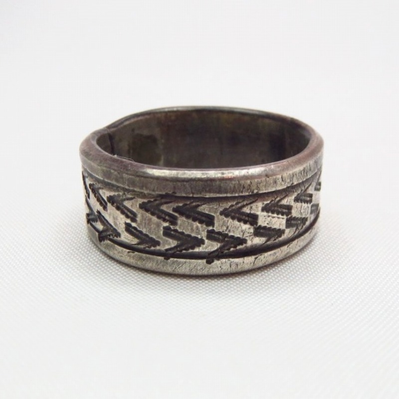 Al Somers Stamped Ingot Silver Ring 1