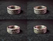 Al Somers Stamped Ingot Silver Ring 1