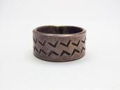 Al Somers Stamped Ingot Silver Ring 2