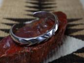 Antique Navajo Filed Ingot Silver Cuff Bracelet  c.1915～