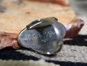 【Dan Simplicio】Zuni Three Turquoise Row Heavy Ring  c.1940～