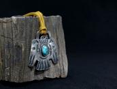 Atq Navajo 卍 Stamped T-bird Watch Fob/Pendant Top c.1920～