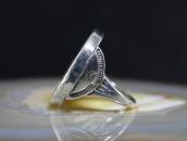 【John Gordon Leak】Zuni/Navajo Silversmith Inlay Ring c.1940～