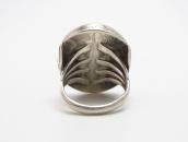 【John Gordon Leak】Zuni/Navajo Silversmith Inlay Ring c.1940～