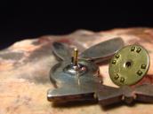 Old Zuni 【Playboy rabbit】 Channel  Inlay Lapel Pin  c.1970～