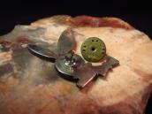 Old Zuni 【Playboy rabbit】 Channel  Inlay Lapel Pin  c.1970～