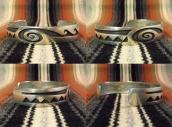 【Eldon James】 Vintage Hopi Overlay Cuff Bracelet  c.1960～