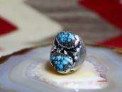【Dan Simplicio】High Grade Turquoise Worn Men's Ring c.1940～