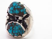 【Dan Simplicio】High Grade Turquoise Worn Men's Ring c.1940～