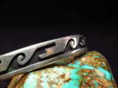 【Darren Silas】 Old Hopi Water Wave Overlay Cuff  c.1990～