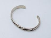 【Darren Silas】 Old Hopi Water Wave Overlay Cuff  c.1990～