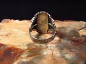 Vintage Navajo SpiderWeb Turquoise Silver Ring  c.1950～