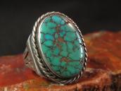Vintage Navajo SpiderWeb Turquoise Silver Ring  c.1950～