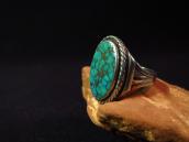 Vintage Navajo SpiderWeb Turquoise Silver Ring  c.1950～