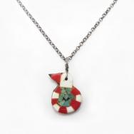 Atq Kewa/SantoDomingo Batterybird Small Top Necklace c.1935～