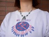 【Rose M. James】Zuni SnakeEye Turquoise Naja Necklace c.1980～