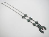 【Rose M. James】Zuni SnakeEye Turquoise Naja Necklace c.1980～