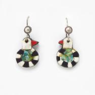 Atq Kewa T-bird/Batterybird Dangle Pierced Earring c.1935～