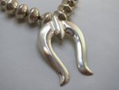【Frank Patania】 Naja w/Bench Made SilverBead Necklace c.1950
