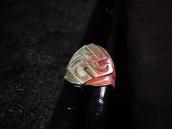 Antique Swastika & Sunmark Stamped Ring  c.1930