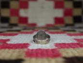 Atq Navajo 卍 & Arrows Stamped Cigar Band Worn Ring  c.1925～