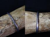 Antique Stamped Narrow Trianglewire Cuff Bracelet  c.1930