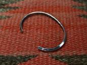 Antique Stamped Narrow Trianglewire Cuff Bracelet  c.1930