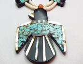 OLDPAWN SantoDomingo Big Thunderbird 2strand Necklace c.1970