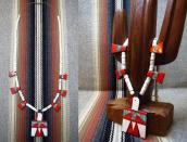 Atq Santo Domingo Thunderbird/Batterybird Necklace  c.1950