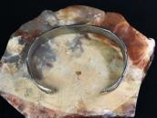 Attr. to【C.G.Wallace T.P.】Basket Stamped Slv Cuff c.1930～ ➁