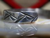 Attr. to【C.G.Wallace T.P.】Basket Stamped Slv Cuff c.1930～ ➁