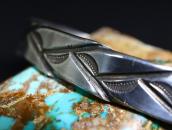 Attr. to【C.G.Wallace T.P.】Basket Stamped Slv Cuff c.1930～ ➁