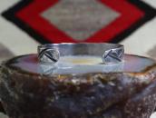 Attr. to【C.G.Wallace T.P.】Basket Stamped Slv Cuff c.1930～ ➁