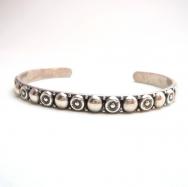 Antique 【Silver Arrow】 Narrow Cuff Bracelet  c.1930