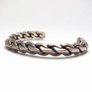 Vintage Braided Wire Triangle Shape Cuff Bracelet  c.1945～