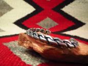 Vintage Braided Wire Triangle Shape Cuff Bracelet  c.1945～