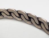 Vintage Braided Wire Triangle Shape Cuff Bracelet  c.1945～