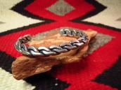 Vintage Braided Wire Triangle Shape Cuff Bracelet  c.1945～