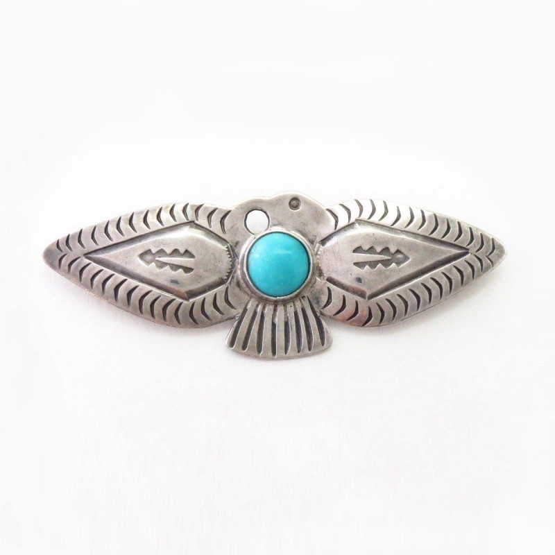 Attr.to【Ganscraft】Atq T-bird Shape Ingot Silver Pin  c.1930～