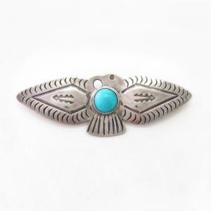 Attr.to【Ganscraft】Atq T-bird Shape Ingot Silver Pin  c.1930～