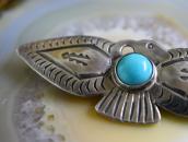 Attr.to【Ganscraft】Atq T-bird Shape Ingot Silver Pin  c.1930～