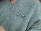 Attr.to【Ganscraft】Atq T-bird Shape Ingot Silver Pin  c.1930～