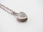 Atq Stamped Thunderbird Applique Heart Top Necklace  c.1935～