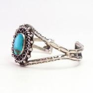 【Ralph Tawangyaouma】 Hopi Atq Crimped Wire Face Cuff c.1930～